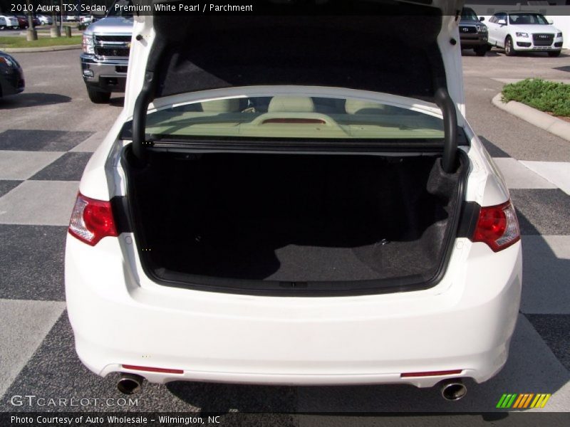 Premium White Pearl / Parchment 2010 Acura TSX Sedan
