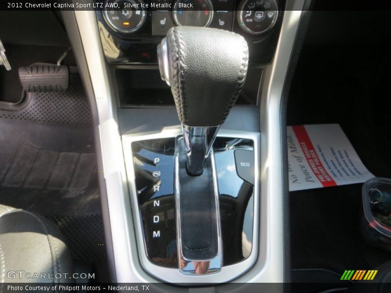 Silver Ice Metallic / Black 2012 Chevrolet Captiva Sport LTZ AWD