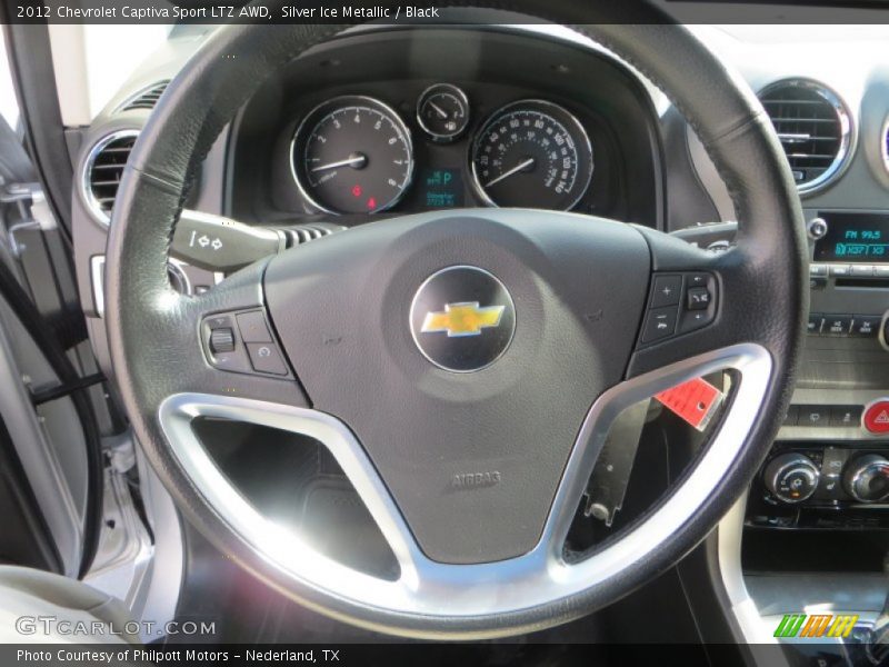 Silver Ice Metallic / Black 2012 Chevrolet Captiva Sport LTZ AWD