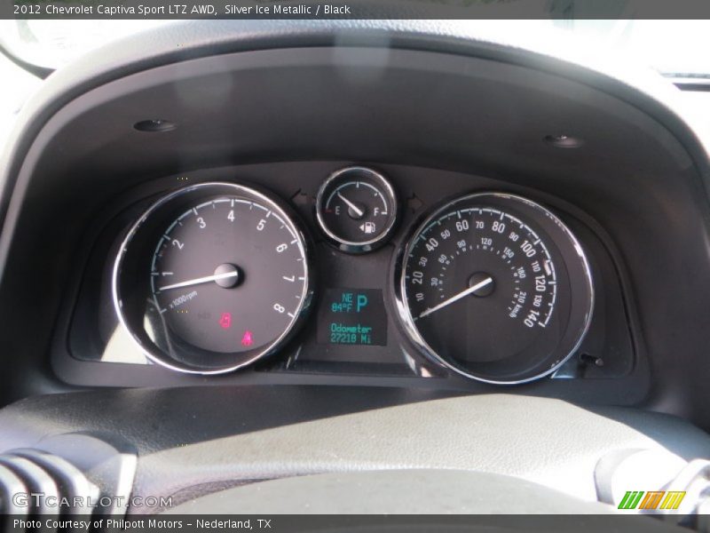 Silver Ice Metallic / Black 2012 Chevrolet Captiva Sport LTZ AWD