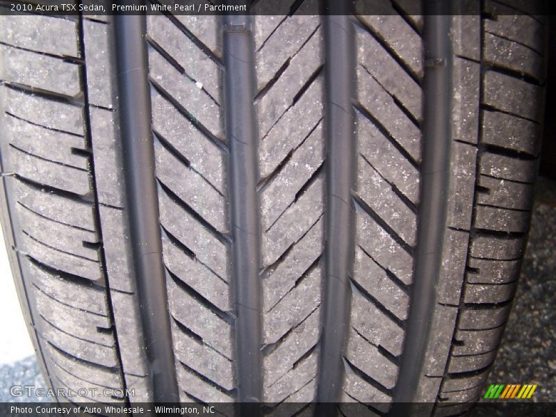 Premium White Pearl / Parchment 2010 Acura TSX Sedan