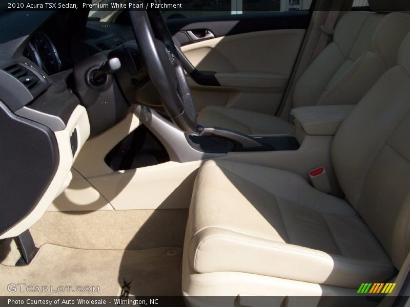 Premium White Pearl / Parchment 2010 Acura TSX Sedan