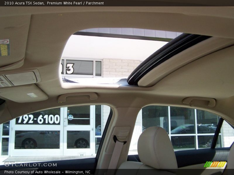 Premium White Pearl / Parchment 2010 Acura TSX Sedan