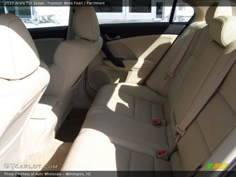 Premium White Pearl / Parchment 2010 Acura TSX Sedan