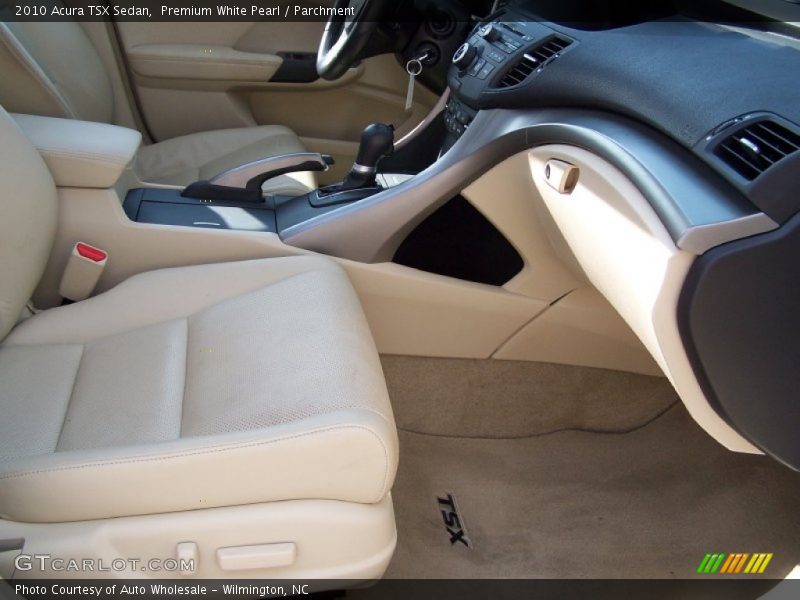 Premium White Pearl / Parchment 2010 Acura TSX Sedan