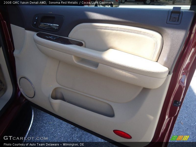 Sonoma Red Metallic / Cocoa/Light Cashmere 2008 GMC Yukon Denali AWD