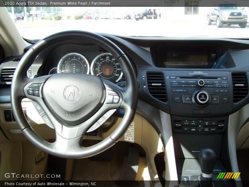 Premium White Pearl / Parchment 2010 Acura TSX Sedan