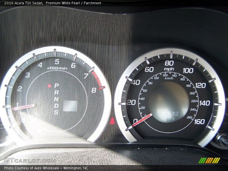 Premium White Pearl / Parchment 2010 Acura TSX Sedan