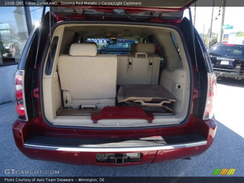 Sonoma Red Metallic / Cocoa/Light Cashmere 2008 GMC Yukon Denali AWD