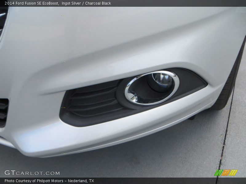 Ingot Silver / Charcoal Black 2014 Ford Fusion SE EcoBoost