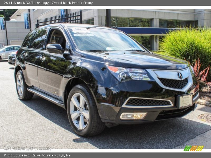 Crystal Black Pearl / Ebony 2011 Acura MDX Technology