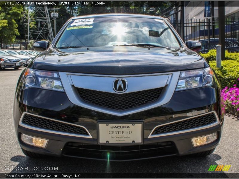 Crystal Black Pearl / Ebony 2011 Acura MDX Technology