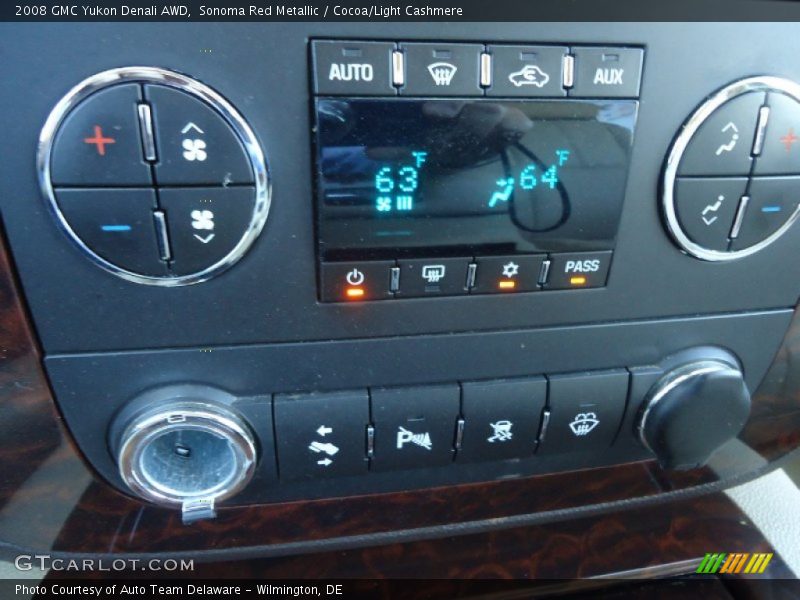 Sonoma Red Metallic / Cocoa/Light Cashmere 2008 GMC Yukon Denali AWD