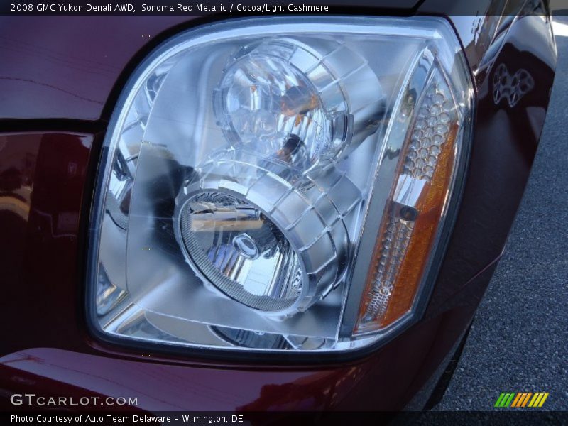 Sonoma Red Metallic / Cocoa/Light Cashmere 2008 GMC Yukon Denali AWD