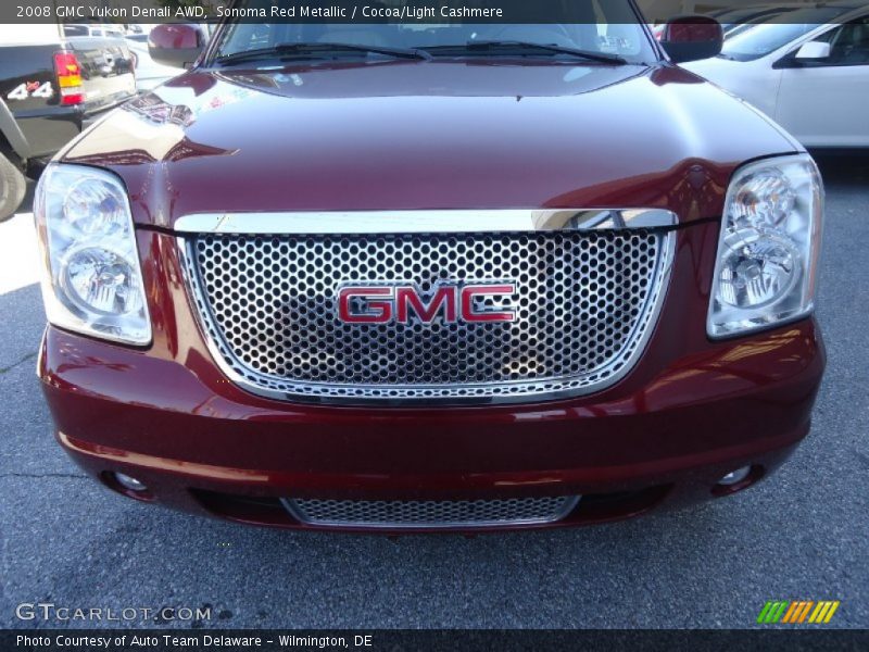 Sonoma Red Metallic / Cocoa/Light Cashmere 2008 GMC Yukon Denali AWD