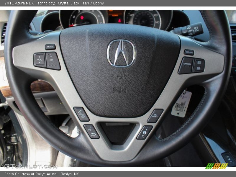 Crystal Black Pearl / Ebony 2011 Acura MDX Technology