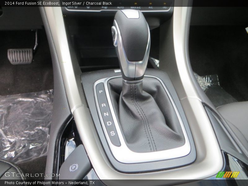 Ingot Silver / Charcoal Black 2014 Ford Fusion SE EcoBoost
