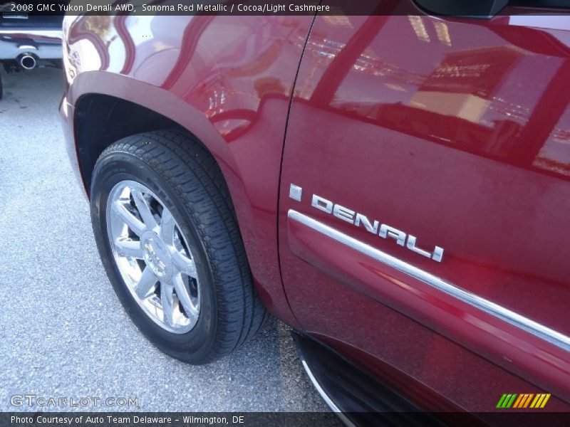Sonoma Red Metallic / Cocoa/Light Cashmere 2008 GMC Yukon Denali AWD