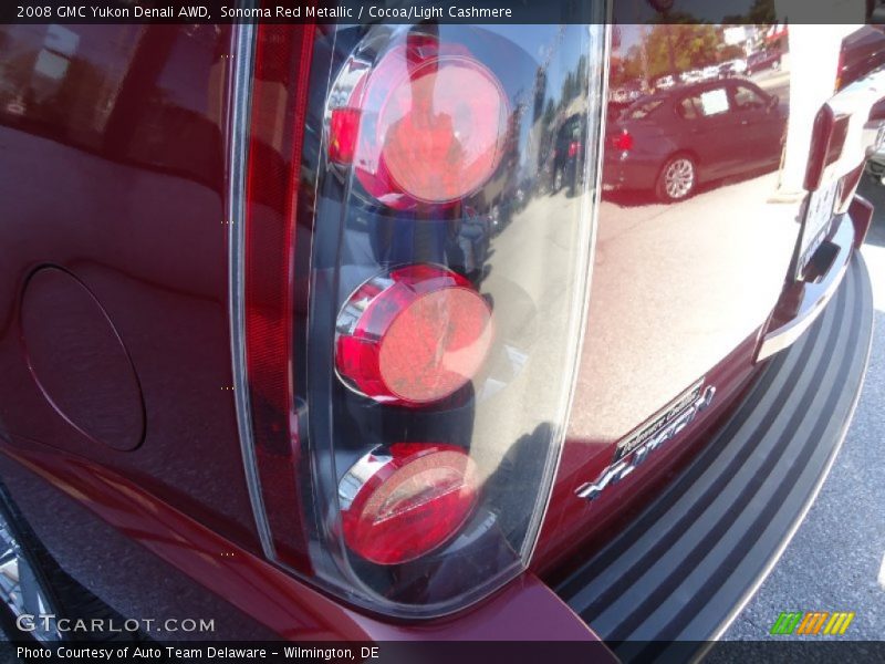 Sonoma Red Metallic / Cocoa/Light Cashmere 2008 GMC Yukon Denali AWD