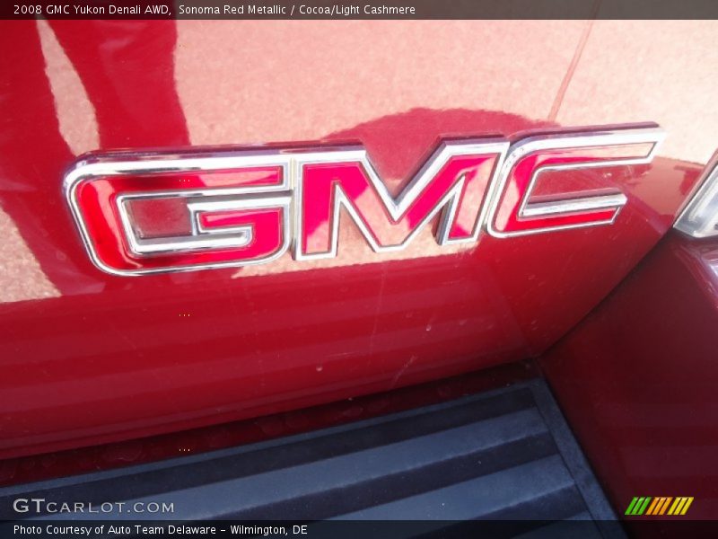 Sonoma Red Metallic / Cocoa/Light Cashmere 2008 GMC Yukon Denali AWD