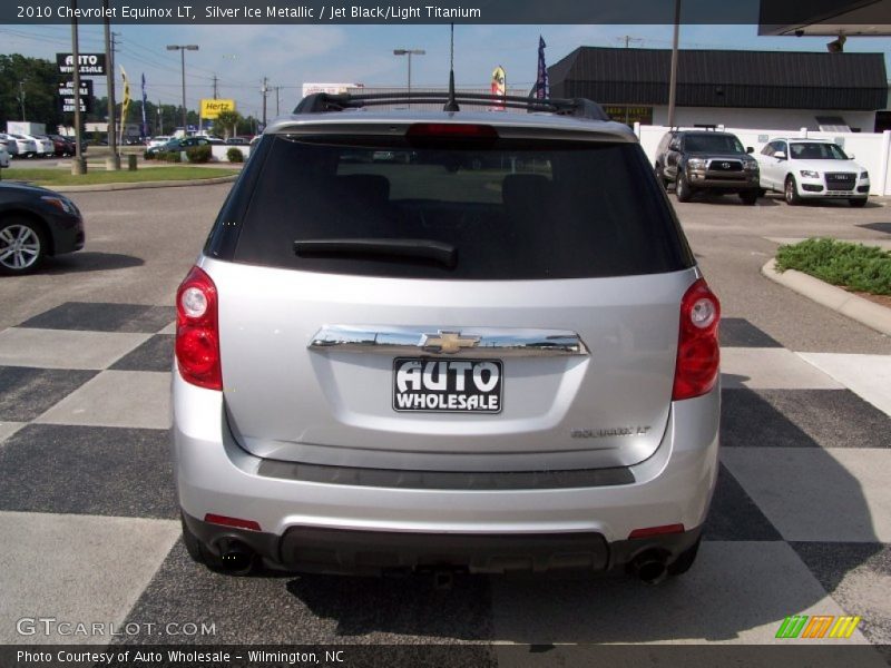 Silver Ice Metallic / Jet Black/Light Titanium 2010 Chevrolet Equinox LT