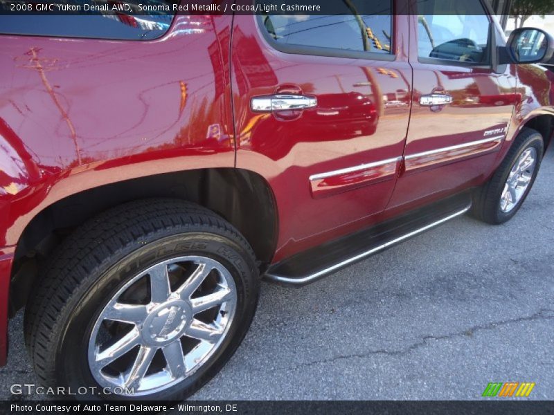 Sonoma Red Metallic / Cocoa/Light Cashmere 2008 GMC Yukon Denali AWD