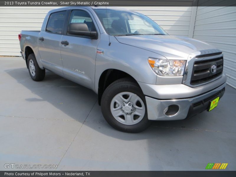 Silver Sky Metallic / Graphite 2013 Toyota Tundra CrewMax