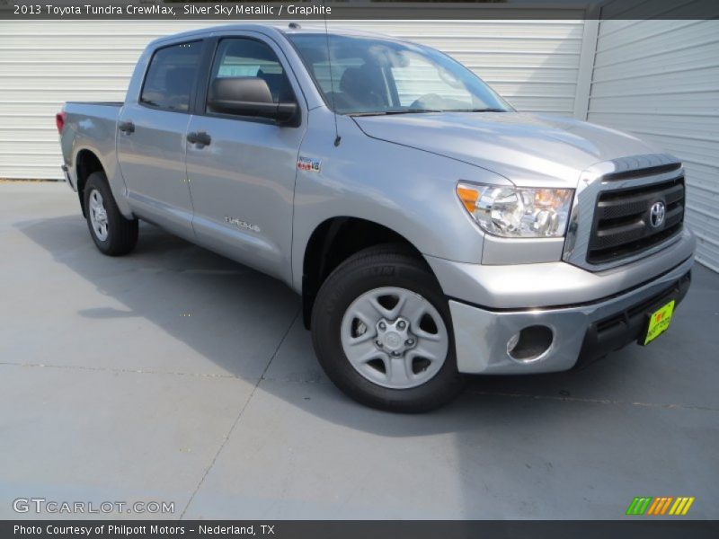 Silver Sky Metallic / Graphite 2013 Toyota Tundra CrewMax