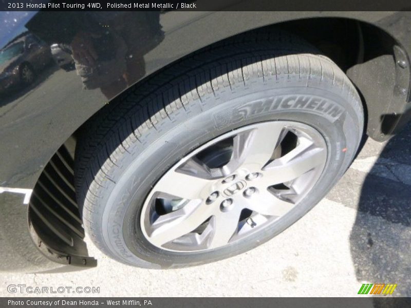 Polished Metal Metallic / Black 2013 Honda Pilot Touring 4WD