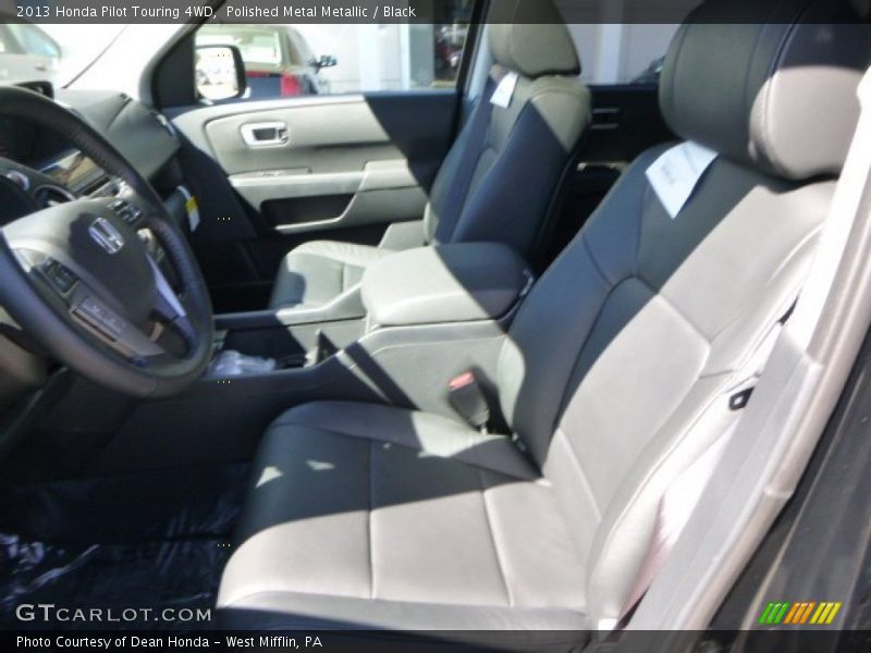 Polished Metal Metallic / Black 2013 Honda Pilot Touring 4WD