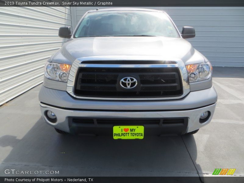 Silver Sky Metallic / Graphite 2013 Toyota Tundra CrewMax