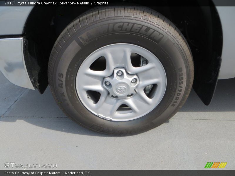 Silver Sky Metallic / Graphite 2013 Toyota Tundra CrewMax
