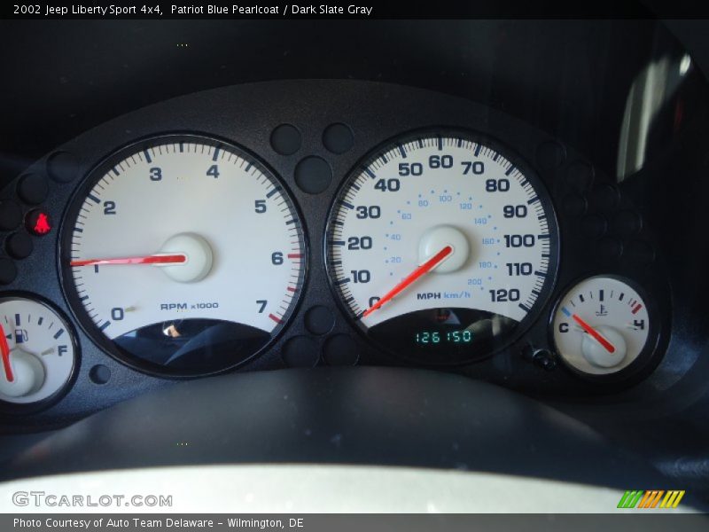 Patriot Blue Pearlcoat / Dark Slate Gray 2002 Jeep Liberty Sport 4x4