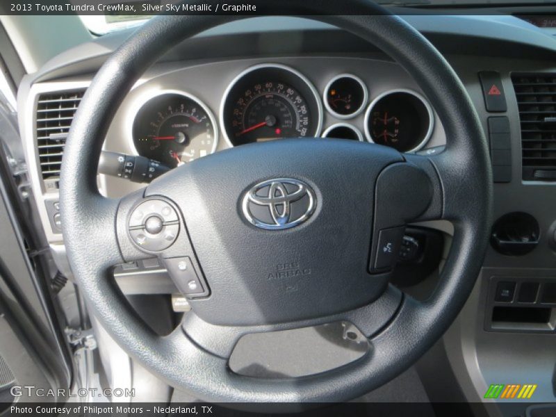 Silver Sky Metallic / Graphite 2013 Toyota Tundra CrewMax
