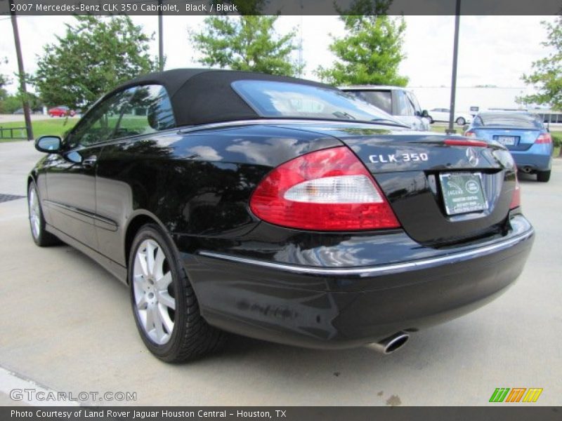 Black / Black 2007 Mercedes-Benz CLK 350 Cabriolet