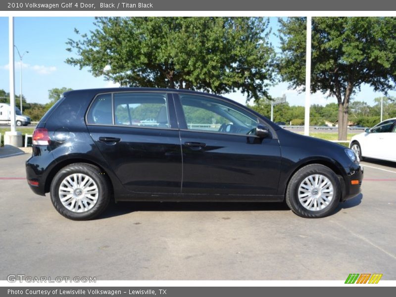 Black / Titan Black 2010 Volkswagen Golf 4 Door