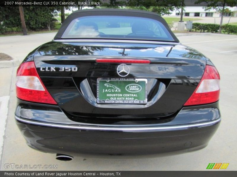 Black / Black 2007 Mercedes-Benz CLK 350 Cabriolet