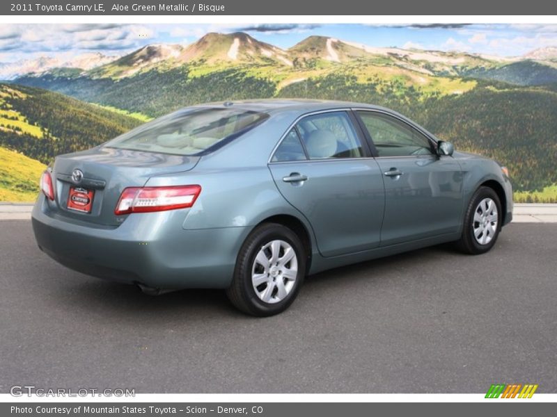 Aloe Green Metallic / Bisque 2011 Toyota Camry LE