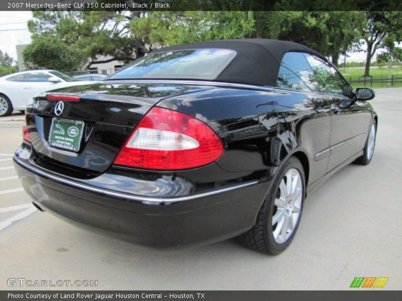 Black / Black 2007 Mercedes-Benz CLK 350 Cabriolet