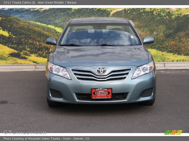 Aloe Green Metallic / Bisque 2011 Toyota Camry LE