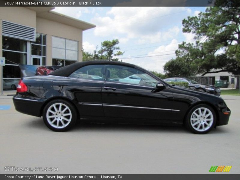 Black / Black 2007 Mercedes-Benz CLK 350 Cabriolet