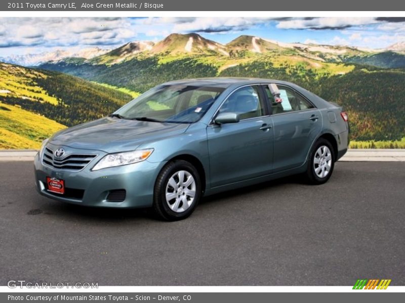 Aloe Green Metallic / Bisque 2011 Toyota Camry LE