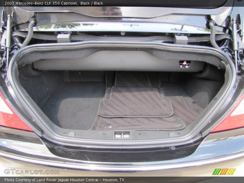 Black / Black 2007 Mercedes-Benz CLK 350 Cabriolet