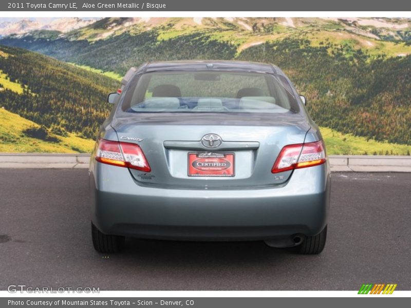 Aloe Green Metallic / Bisque 2011 Toyota Camry LE