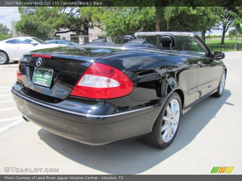 Black / Black 2007 Mercedes-Benz CLK 350 Cabriolet