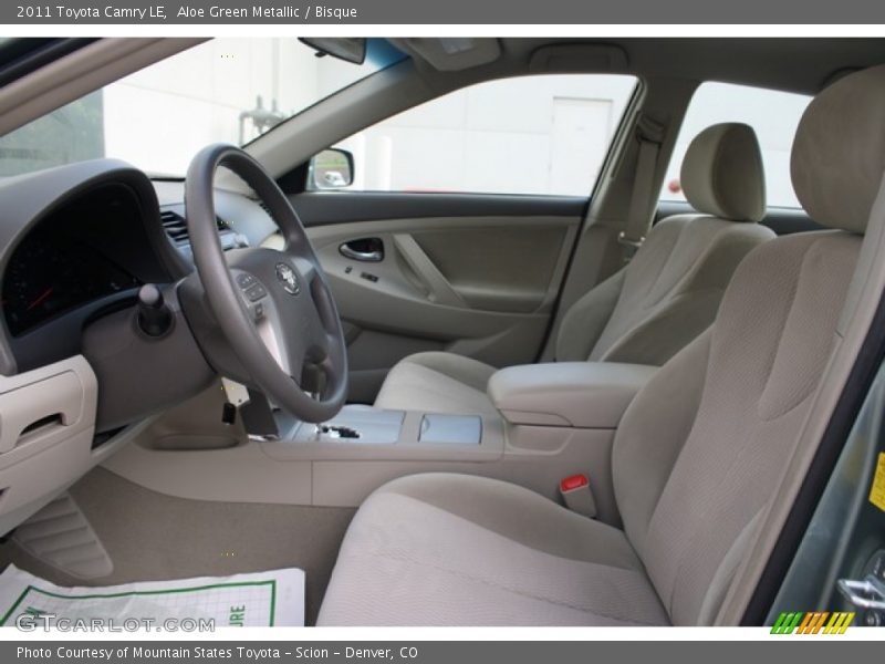 Aloe Green Metallic / Bisque 2011 Toyota Camry LE