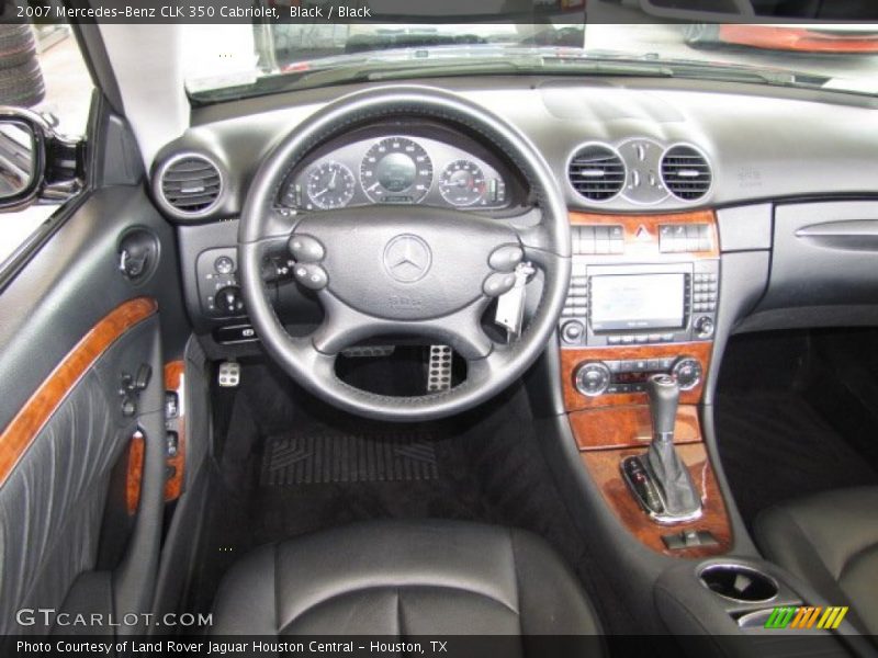 Black / Black 2007 Mercedes-Benz CLK 350 Cabriolet