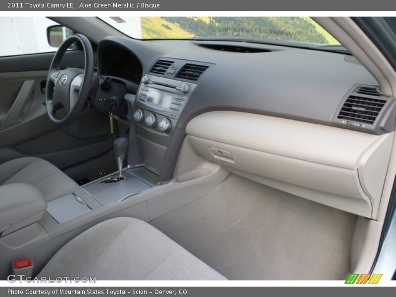 Aloe Green Metallic / Bisque 2011 Toyota Camry LE