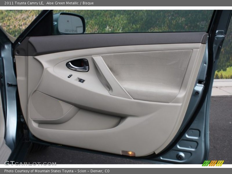 Aloe Green Metallic / Bisque 2011 Toyota Camry LE