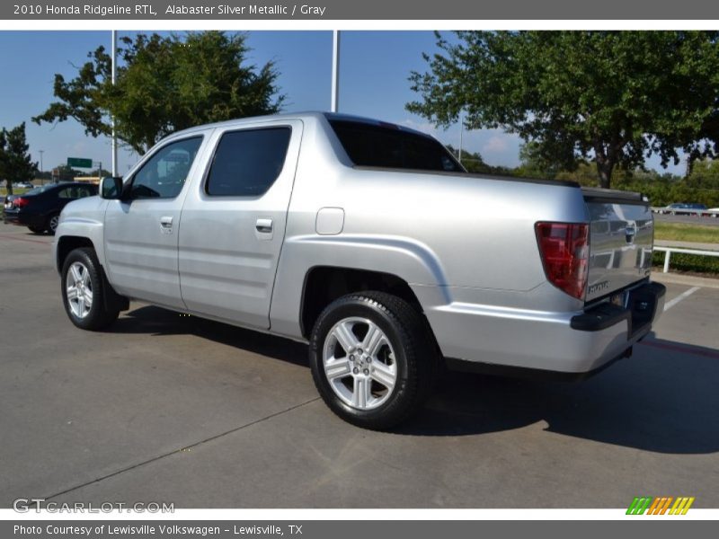 Alabaster Silver Metallic / Gray 2010 Honda Ridgeline RTL